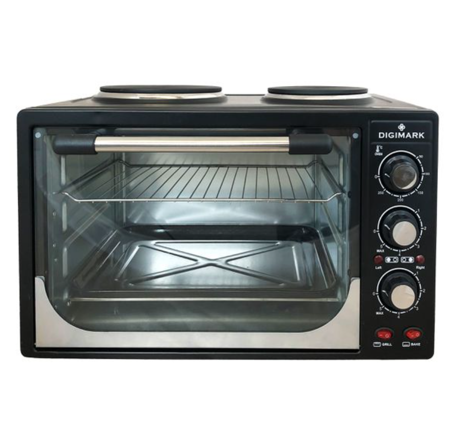 Digimark 3100W 32 Litre Electric Oven With 2 Solid Hot Plates